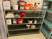 Rvs / aluminium legbordstelling - afbeelding 1 van  2
