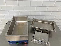 Rvs au-bain-marie met binnenbak en deksel - afbeelding 2 van  4
