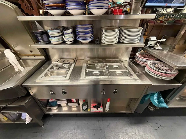 Rvs bain-marie meubel - afbeelding 2 van  7