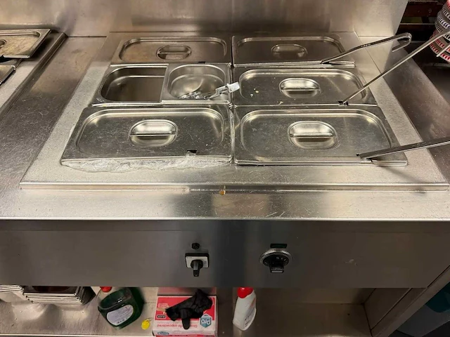 Rvs bain-marie meubel - afbeelding 3 van  7