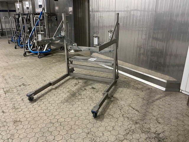 Rvs bakken transportteur - afbeelding 2 van  3