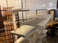 Rvs bakkerij wagen / kar - afbeelding 2 van  2