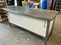 Rvs bakkerij werkbank - afbeelding 1 van  8