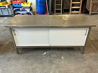 Rvs bakkerij werkbank - afbeelding 2 van  8