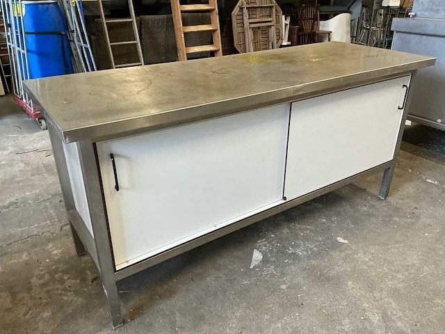 Rvs bakkerij werkbank - afbeelding 3 van  8