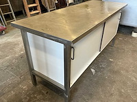 Rvs bakkerij werkbank - afbeelding 4 van  8