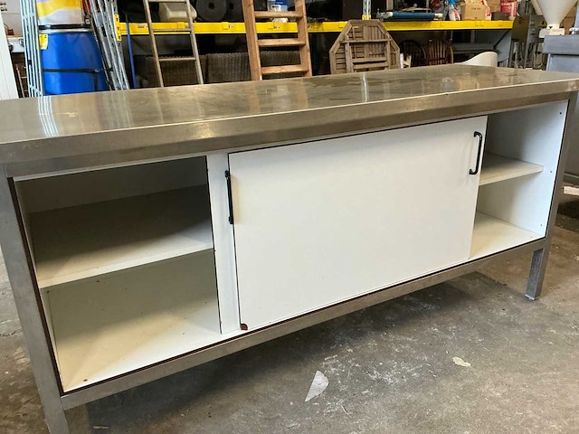 Rvs bakkerij werkbank - afbeelding 8 van  8