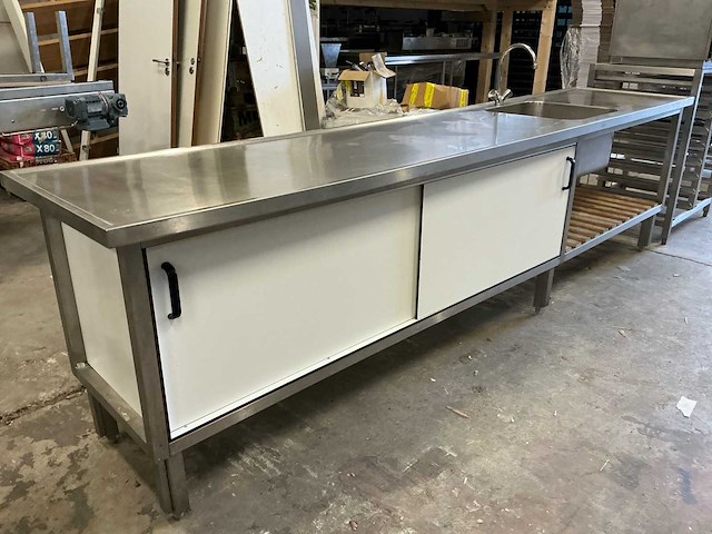 Rvs bakkerij werkbank - afbeelding 3 van  9