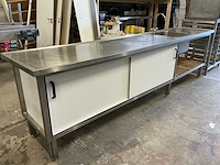 Rvs bakkerij werkbank - afbeelding 3 van  9