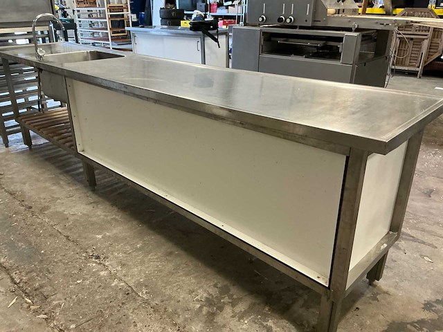 Rvs bakkerij werkbank - afbeelding 4 van  9