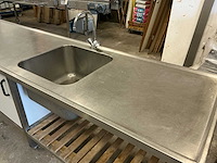 Rvs bakkerij werkbank - afbeelding 6 van  9