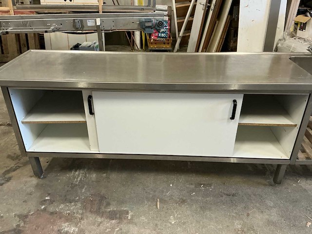 Rvs bakkerij werkbank - afbeelding 8 van  9