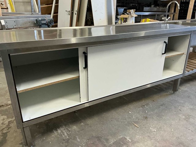 Rvs bakkerij werkbank - afbeelding 9 van  9