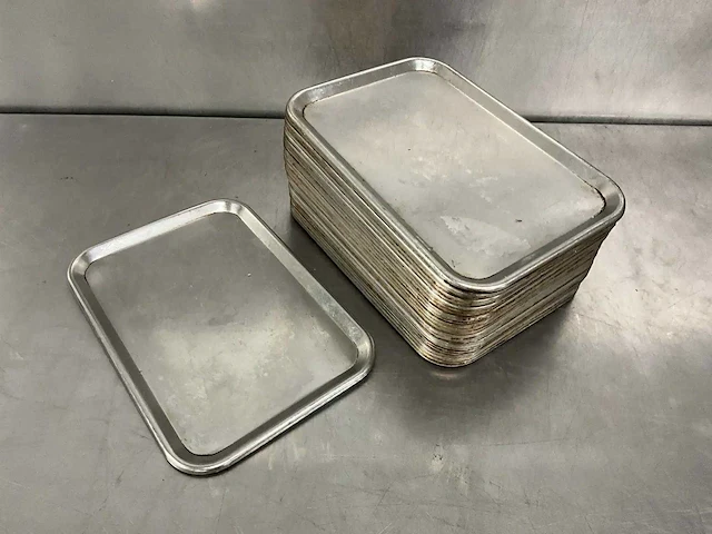 Rvs bakplaat 30x21 cm (35x) - afbeelding 1 van  3