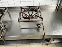 Rvs bakwand met wokbranders - afbeelding 5 van  5