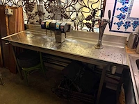 Rvs barmeubel met taps