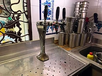 Rvs barmeubel met taps - afbeelding 4 van  4