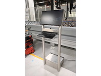 Rvs bedieningszuil met 24” dell- p2422h monitor en toetsenbord - afbeelding 2 van  6