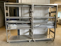 Rvs belichtingwagen inclusief 30 huco evg-hp belichtingsarmaturen (2x) - afbeelding 11 van  18