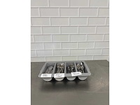 Rvs bestek met bestekbak (150x) - afbeelding 2 van  3
