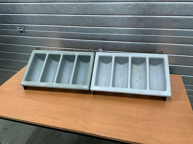 Rvs bestekbakhouder (2x) - afbeelding 2 van  5