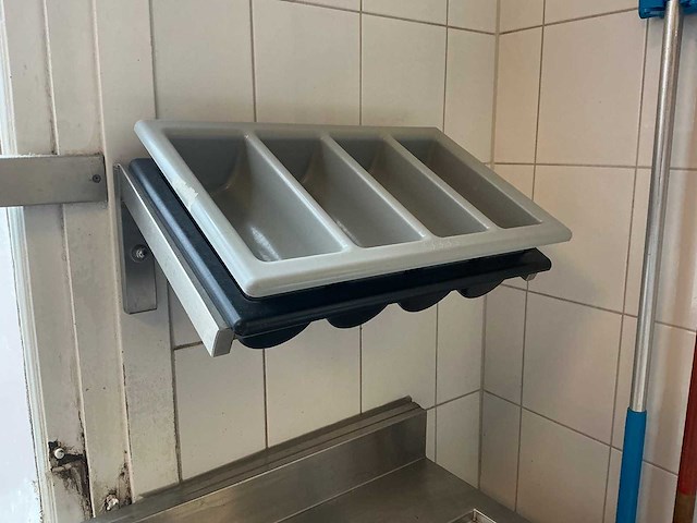 Rvs bestekbakhouder - afbeelding 1 van  3