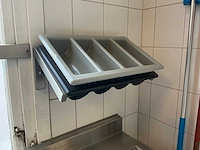 Rvs bestekbakhouder - afbeelding 1 van  3