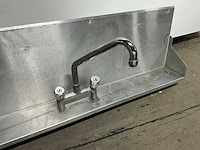 Rvs blad met kraan - afbeelding 3 van  4