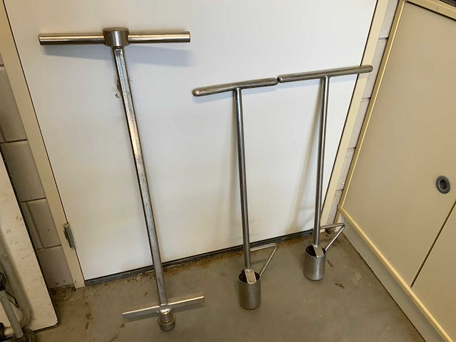 Rvs bodemmonsternemer (3x) - afbeelding 1 van  4