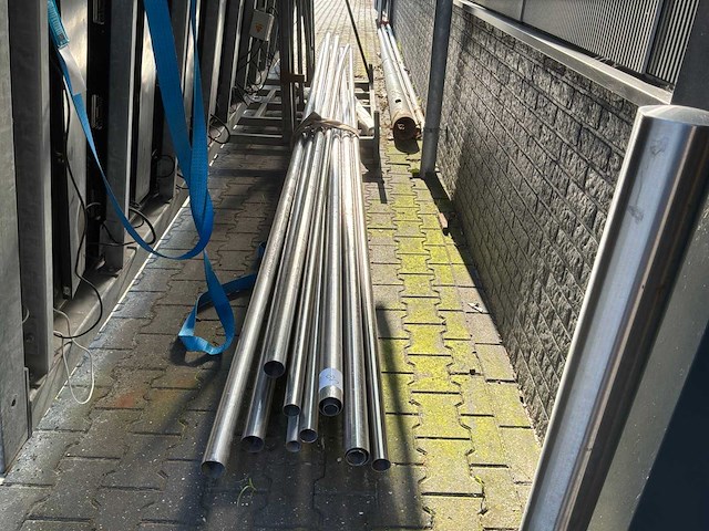 Rvs buis (11x) - afbeelding 1 van  3