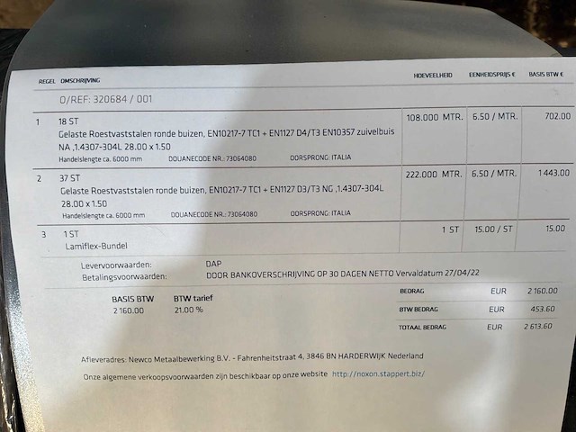 Rvs buis (55x) - afbeelding 4 van  4