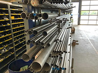 Rvs buis op rvs draagarmstelling - afbeelding 5 van  8