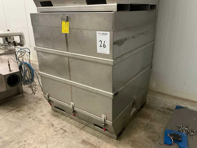 Rvs bunker (3x) - afbeelding 1 van  4
