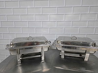 Rvs chaving dish (2x) - afbeelding 1 van  5