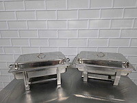 Rvs chaving dish (2x) - afbeelding 2 van  5