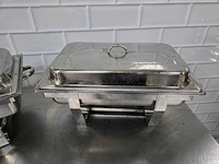 Rvs chaving dish (2x) - afbeelding 3 van  5