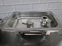 Rvs chaving dish (2x) - afbeelding 4 van  5