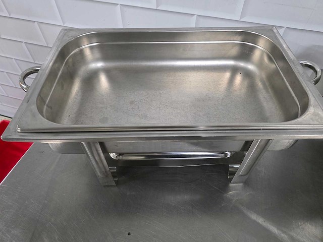 Rvs chaving dish (2x) - afbeelding 5 van  5