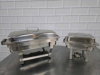 Rvs chaving dish (2x) - afbeelding 2 van  5