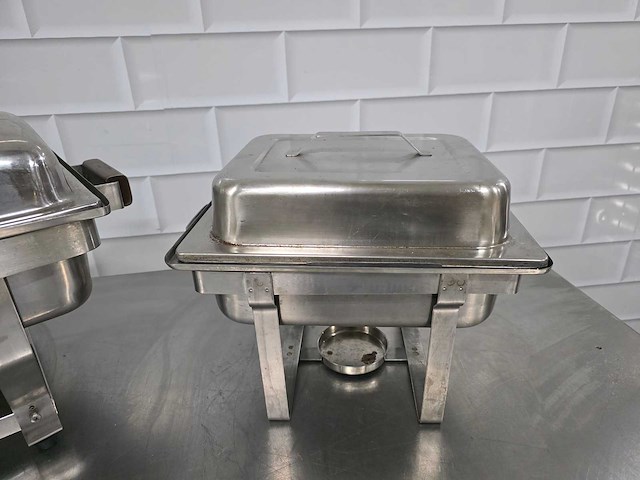 Rvs chaving dish (2x) - afbeelding 3 van  5