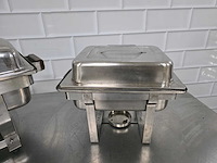 Rvs chaving dish (2x) - afbeelding 3 van  5