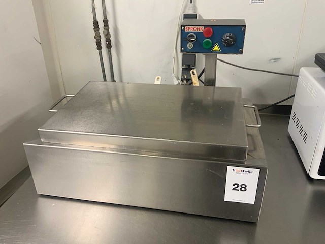 Rvs chocolade thempereerbak - afbeelding 1 van  3