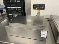 Rvs chocolade thempereerbak - afbeelding 1 van  1