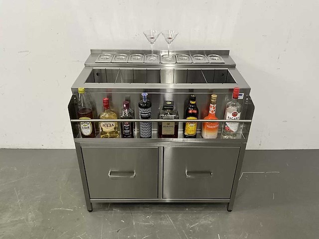 Rvs cocktailstation - afbeelding 2 van  16