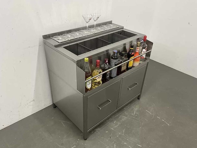 Rvs cocktailstation - afbeelding 4 van  16