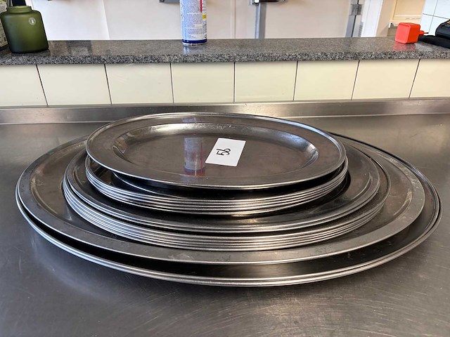 Rvs dienbladen (17x) - afbeelding 3 van  3