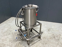 Rvs doseertank verrijdbaar - afbeelding 2 van  6