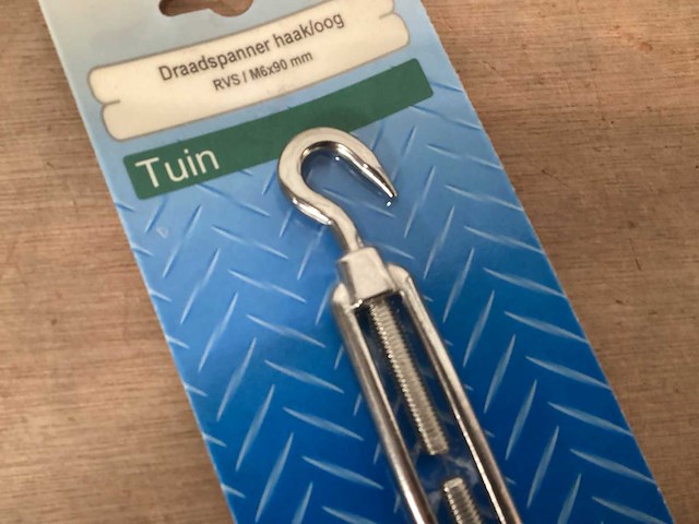 Rvs draadspanner met oog (56x) - afbeelding 2 van  4