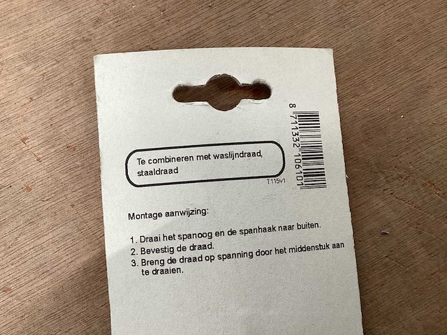 Rvs draadspanner met oog (56x) - afbeelding 4 van  4