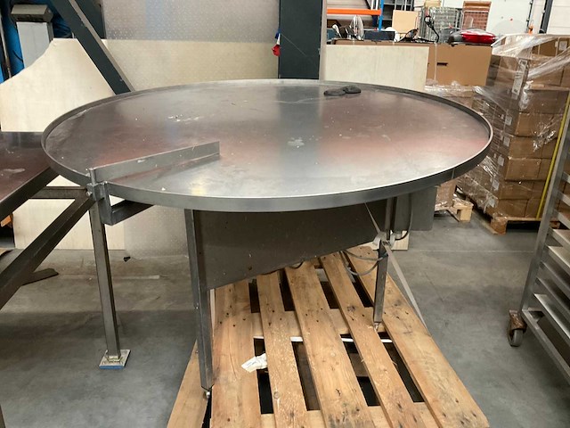 Rvs draaitafel (ø1250mm) - afbeelding 1 van  2